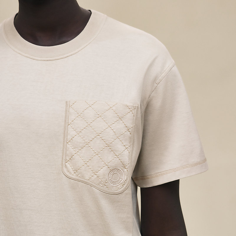 Maxi embroidered pocket t-shirt