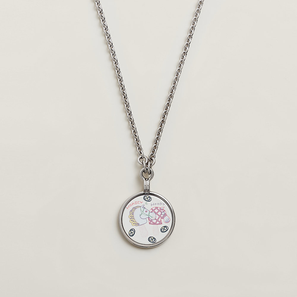 Medaille Funny Ice Cream necklace, small model | Hermès Mainland China