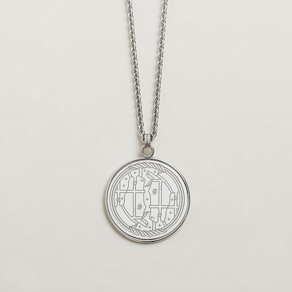 Medaille Quadrige necklace, large model | Hermès Mainland China