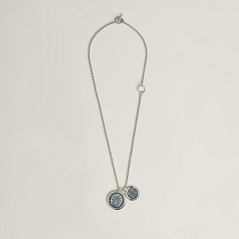 Medailles Cheval de Coeur / 24 Brides et Chaines necklace