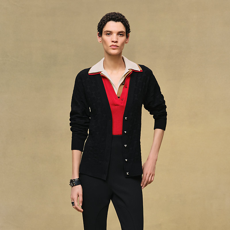 "Medor" long-sleeve cardigan