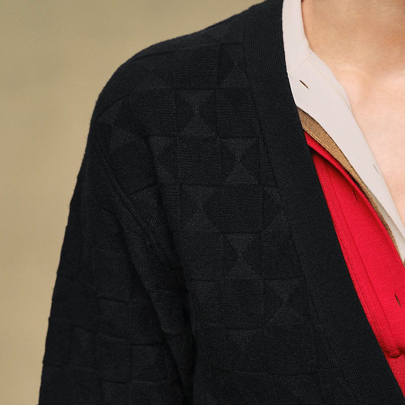 "Medor" long-sleeve cardigan