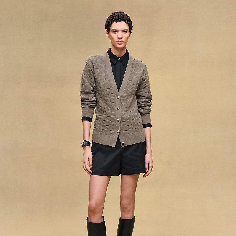 "Medor" long-sleeve cardigan