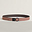Medor XO belt buckle & Reversible leather strap 32 mm, view 1 of 2