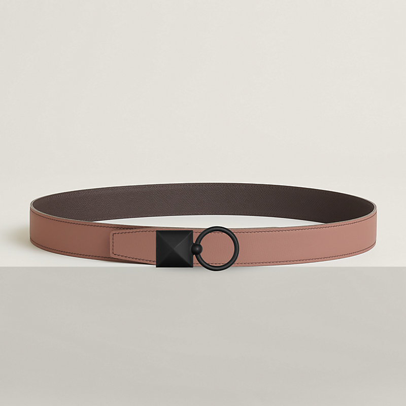 Medor XO belt buckle & Reversible leather strap 32 mm