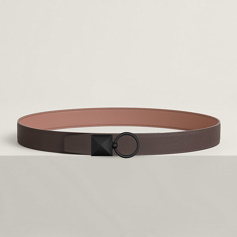 Medor XO belt buckle & Reversible leather strap 32 mm