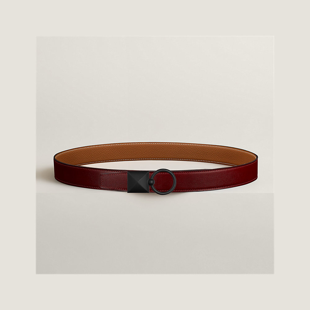 Medor XO belt buckle & Reversible leather strap 32 mm | Hermès Mainland ...