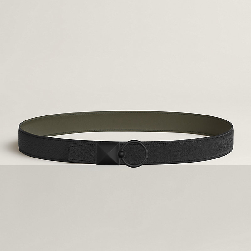 Medor XO belt buckle & Reversible leather strap 32 mm