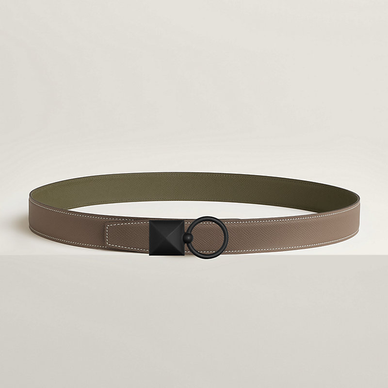 Medor XO belt buckle & Reversible leather strap 32 mm