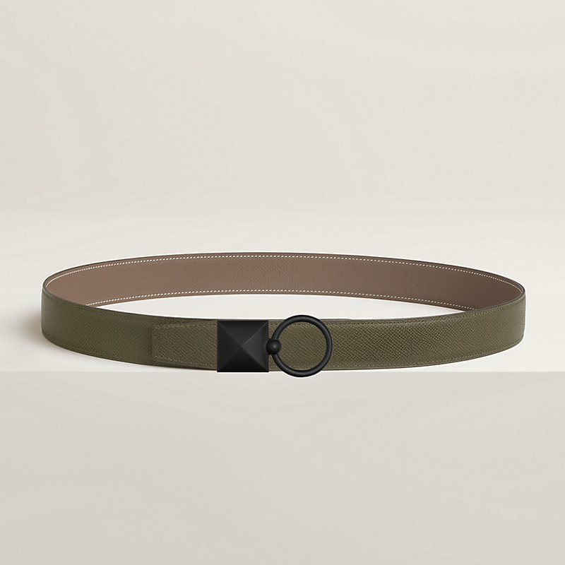 Medor XO belt buckle & Reversible leather strap 32 mm