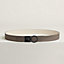 Medor XO belt buckle & Reversible leather strap 32 mm, view 1 of 2