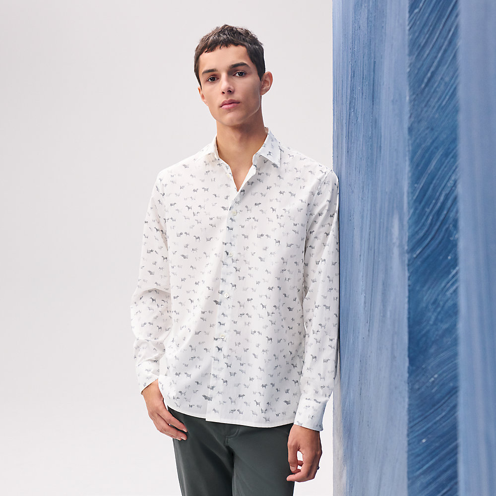 【 HERMES 】 Clou Medor Interlock マイクロTシャツ Clou Médor Interlock