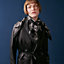 Merveilleuses Lanternes Exceptional embroidered scarf 90, View: Worn, worn, view 1 of 4