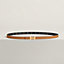 View: , Mini 5382 belt buckle & Hermès sur Mer reversible leather strap 13 mm