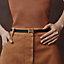 Mini 5382 belt buckle & Reversible leather strap 13&nbsp;mm, View: Worn, worn, view 3 of 4