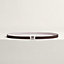 View: , Mini 5382 belt buckle & Reversible leather strap 13 mm