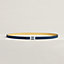 View: , Mini 5382 belt buckle & Reversible leather strap 13 mm