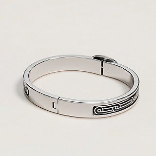 HERMES∽Mini Clic ChaIne d'Ancre シェーヌダンクル 銀∽速達★ Mini Clic Chaine d'Ancre Hermès Sellier bracelet | Hermès