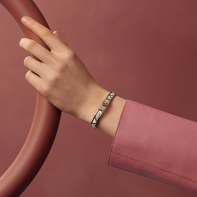 Mini Clic Kelly Tartan & Chaines bracelet