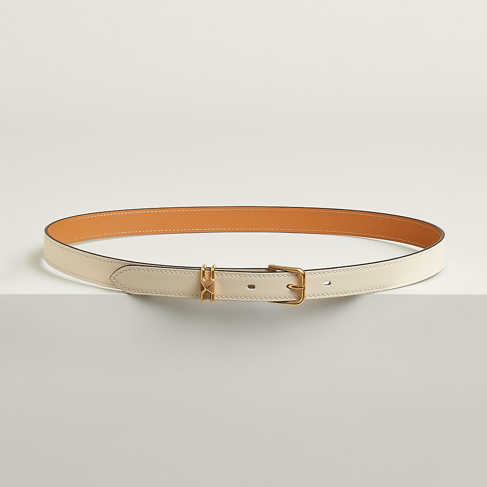 Mini Clou 20 belt - Beige | Hermès Mainland China Mini Clou 20 belt - Beige | Hermès Mainland China