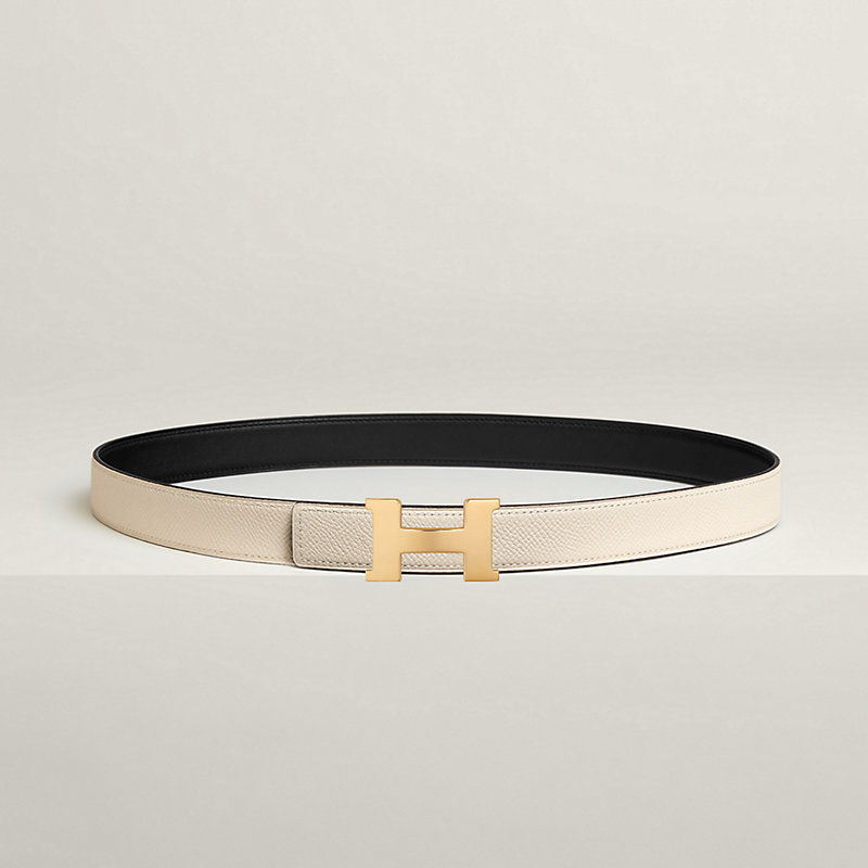 Mini Constance belt buckle & Reversible leather strap 24 mm