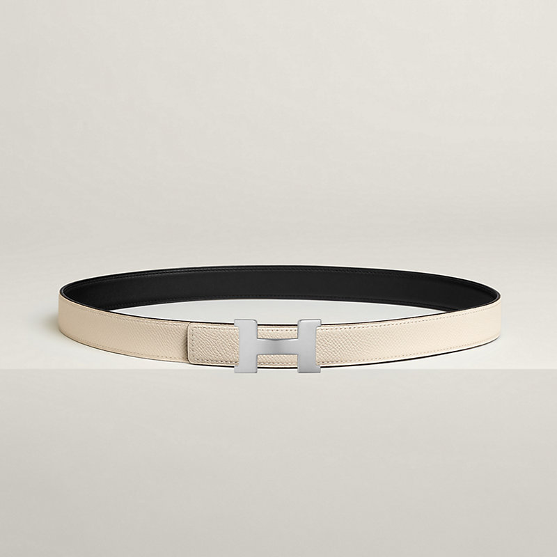 Mini Constance belt buckle & Reversible leather strap 24 mm