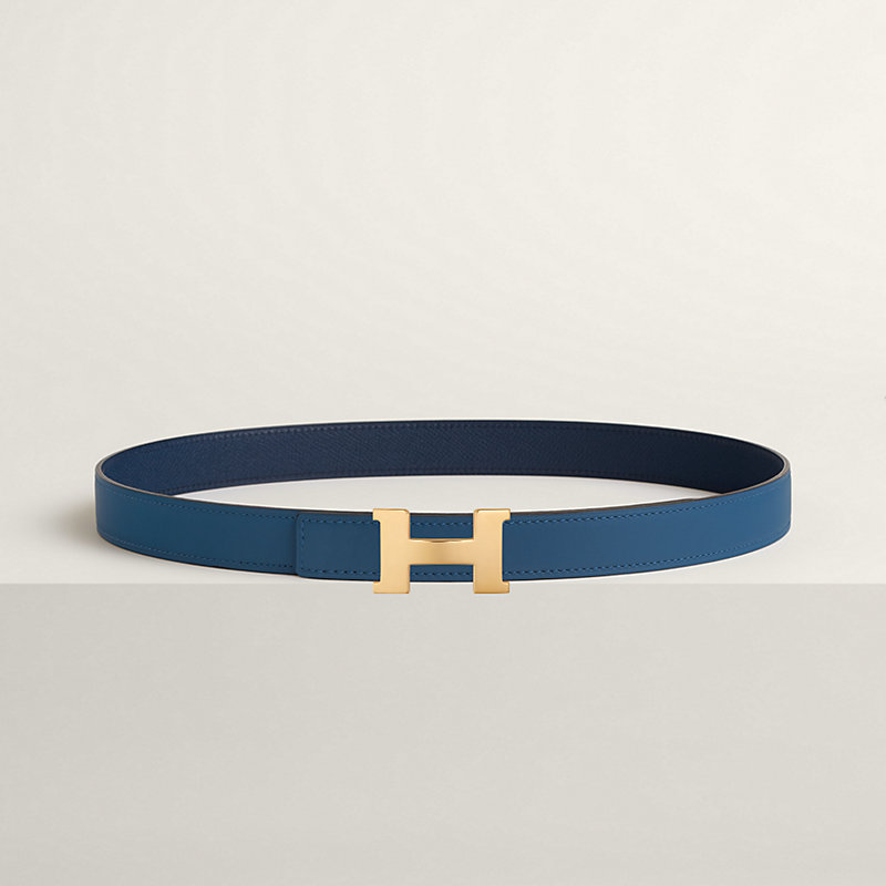 Mini Constance belt buckle & Reversible leather strap 24 mm