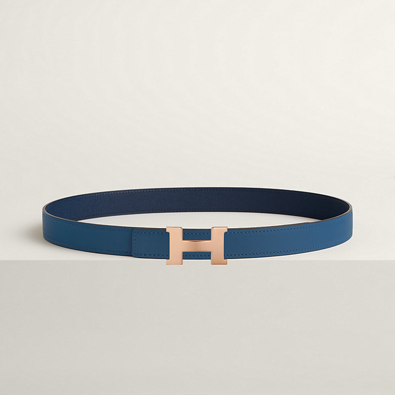 Mini Constance belt buckle & Reversible leather strap 24 mm