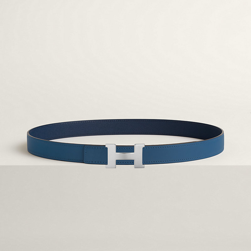 Mini Constance belt buckle & Reversible leather strap 24 mm