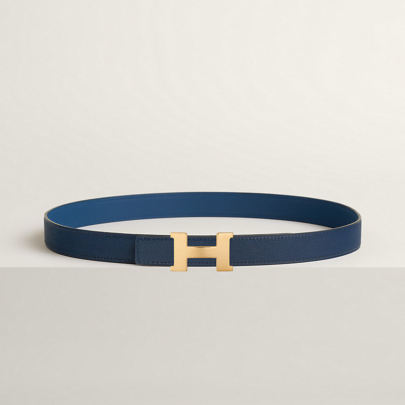 Mini Constance belt buckle & Reversible leather strap 24 mm