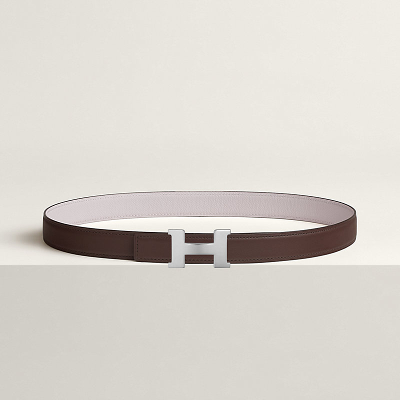 Mini Constance belt buckle & Reversible leather strap 24 mm