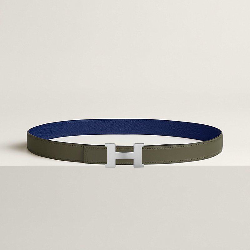 Mini Constance belt buckle & Reversible leather strap 24 mm