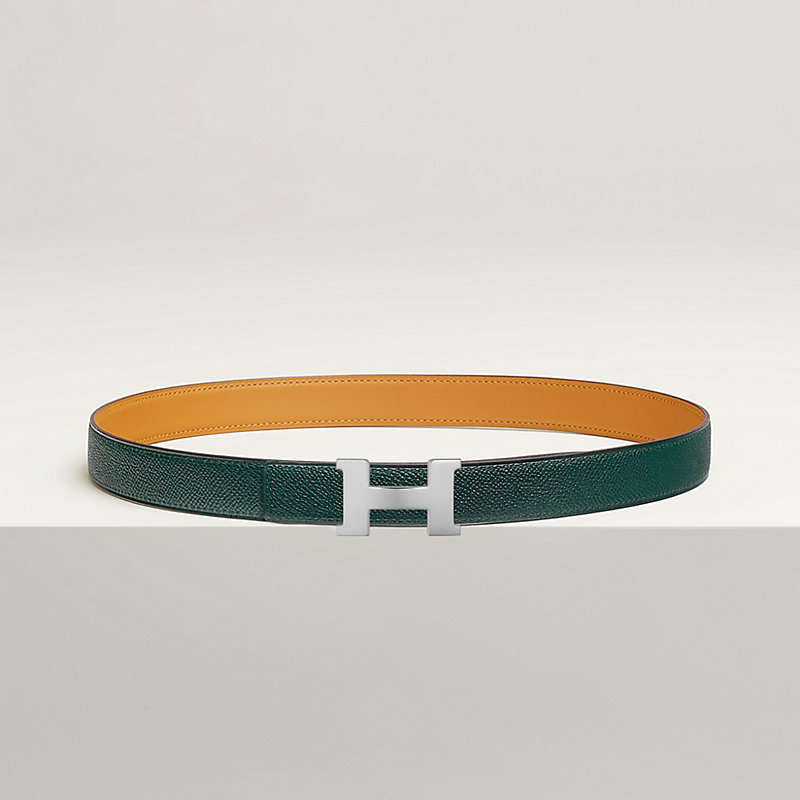 Mini Constance belt buckle & Reversible leather strap 24 mm