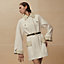 Mini Constance belt buckle & Toile H Plume leather strap 24&nbsp;mm, View: Worn, worn, view 3 of 3