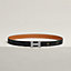 View: , Mini Constance Guillochee belt buckle & Hermès sur Mer reversible leather strap 24 mm