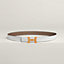 View: , Mini Constance Guillochee belt buckle & Reversible leather strap 24 mm
