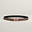View: , Mini Constance Guillochee belt buckle & Reversible leather strap 24 mm