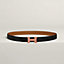 View: , Mini Constance Guillochee belt buckle & Reversible leather strap 24 mm