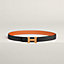View: , Mini Constance Guillochee belt buckle & Reversible leather strap 24 mm