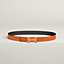 View: , Mini Constance Guillochee belt buckle & Reversible leather strap 24 mm