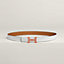 View: , Mini Constance Guillochee belt buckle & Reversible leather strap 24 mm