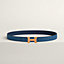 View: , Mini Constance Guillochee belt buckle & Reversible leather strap 24 mm