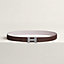 View: , Mini Constance Guillochee belt buckle & Reversible leather strap 24 mm