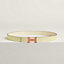 View: , Mini Constance Guillochee belt buckle & Reversible leather strap 24 mm