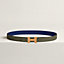 View: , Mini Constance Guillochee belt buckle & Reversible leather strap 24 mm