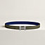 View: , Mini Constance Guillochee belt buckle & Reversible leather strap 24 mm