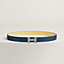 View: , Mini Constance Guillochee belt buckle & Reversible leather strap 24 mm
