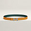 View: , Mini Constance Guillochee belt buckle & Reversible leather strap 24 mm