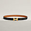 View: , Mini Constance Martelee belt buckle & Hermès sur Mer reversible leather strap 24 mm