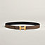 View: , Mini Constance Martelee belt buckle & Reversible leather strap 24 mm